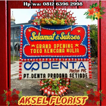 papan bunga warna cerah