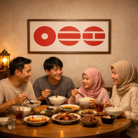 suasana sahur bersama keluarga