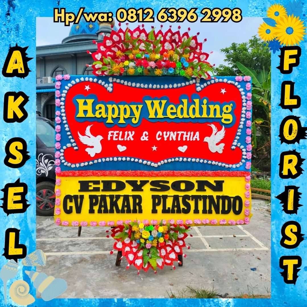 jual bunga papan murah medan