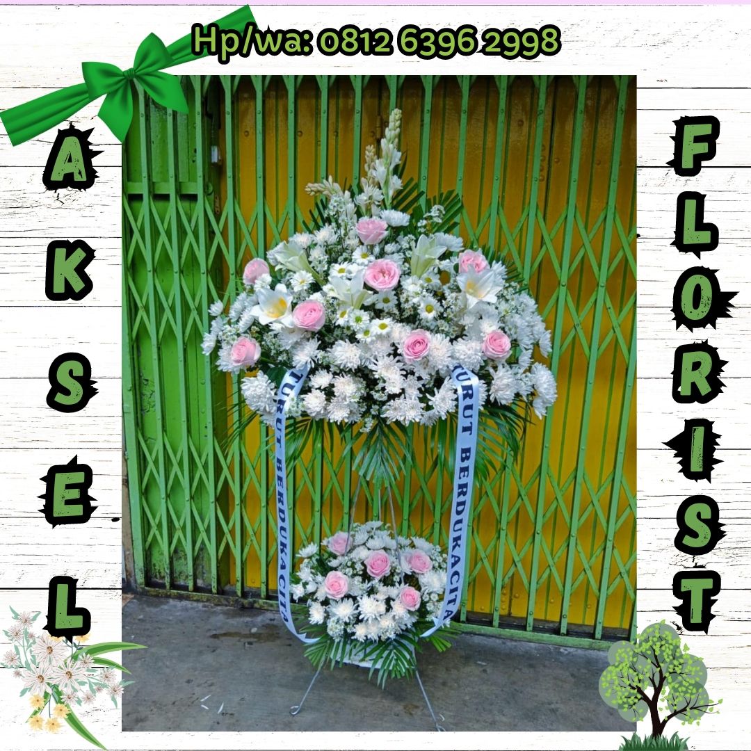 karangan bunga duka medan murah