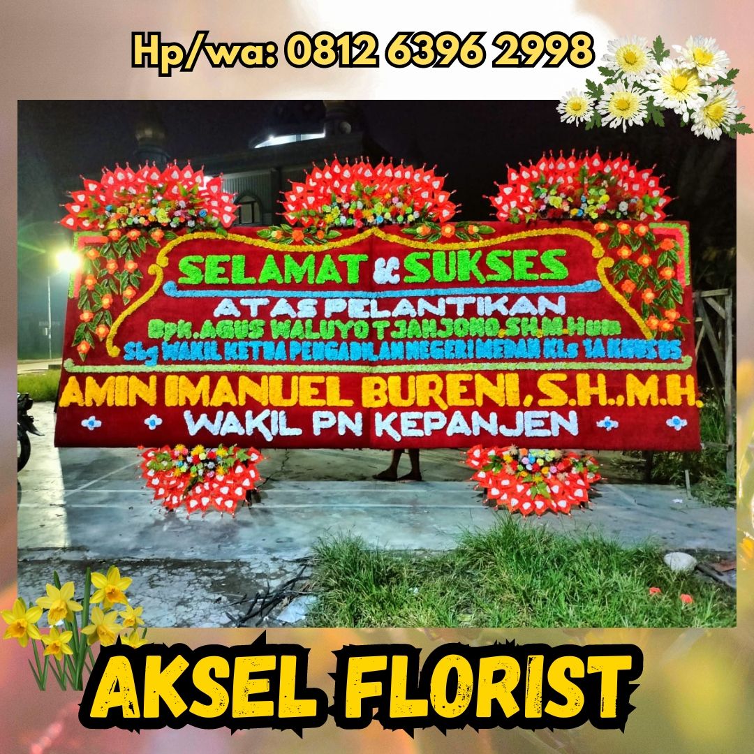 papan bunga pelantikan batu bara