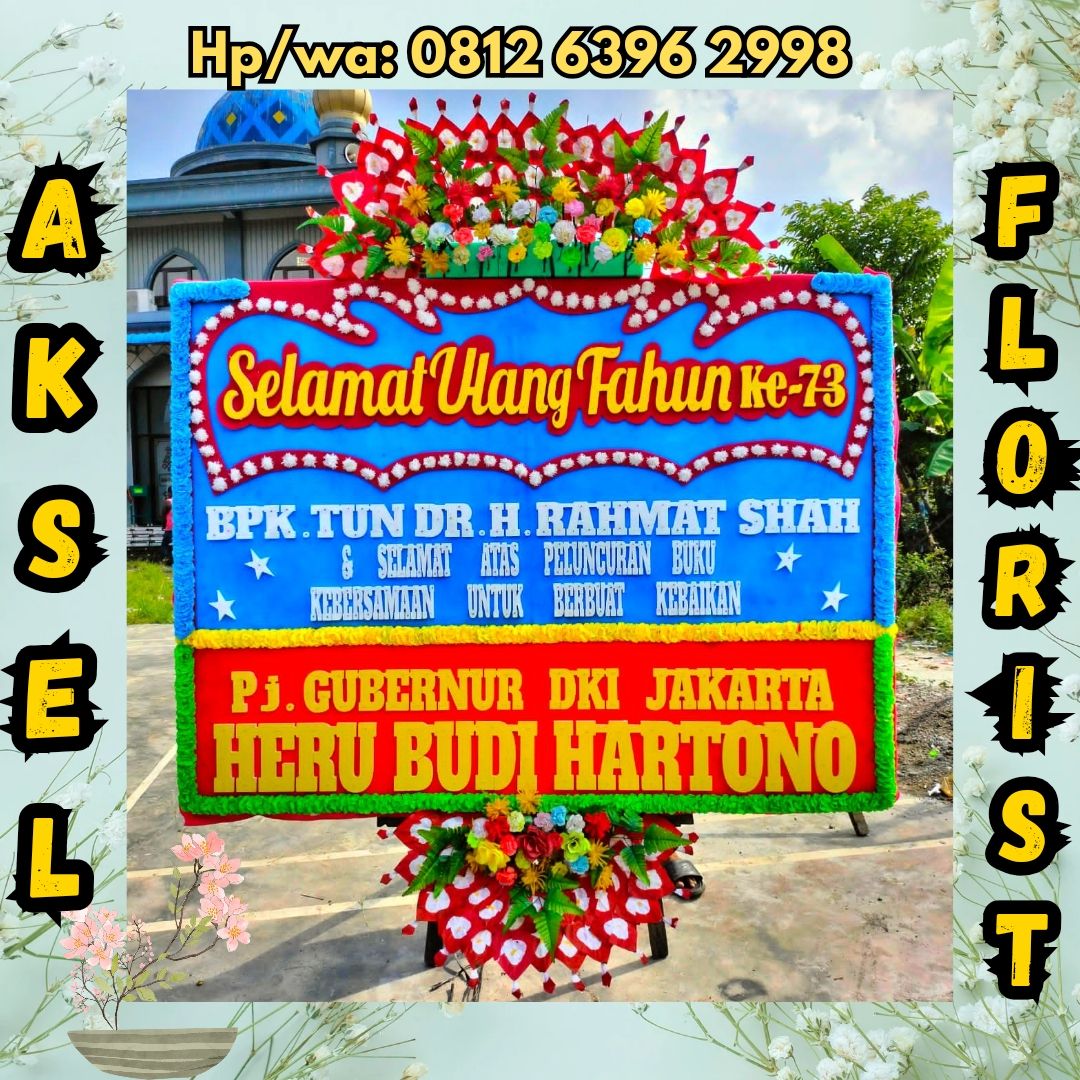 papan bunga ulang tahun lubuk pakam