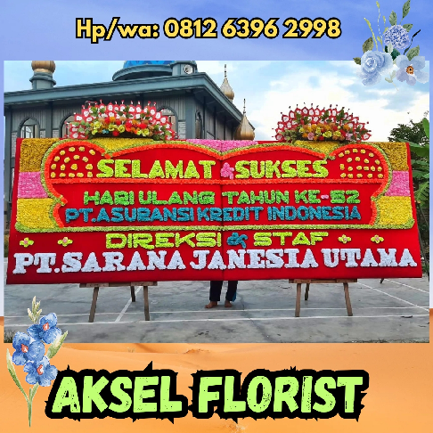 papan bunga ulang tahun parapat