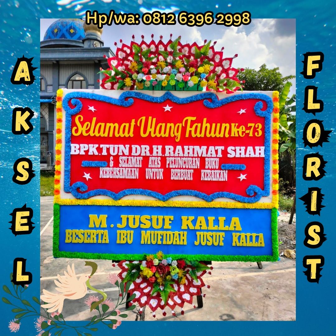 papan bunga ulang tahun simalungun