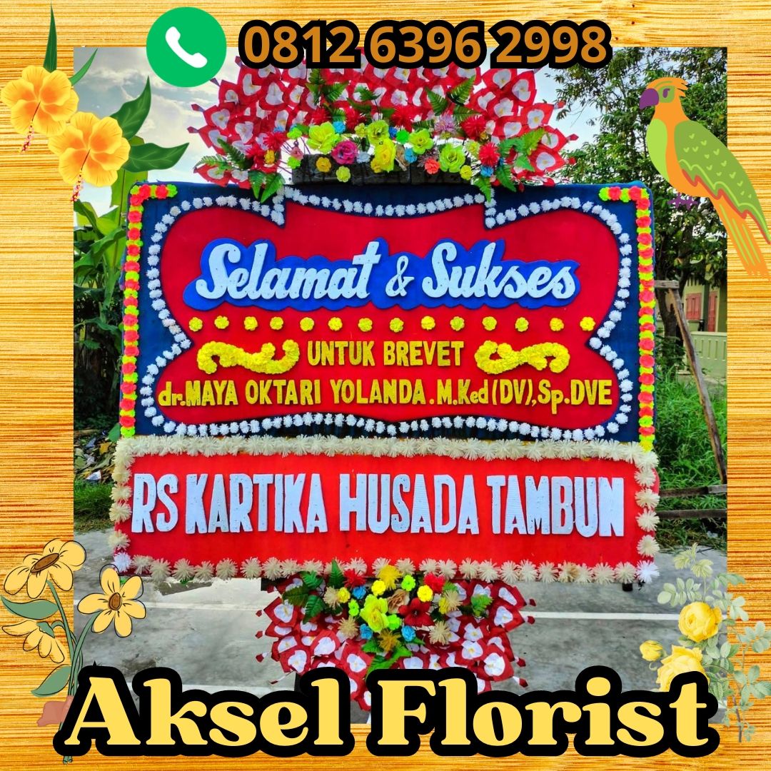 papan bunga wisuda asahan