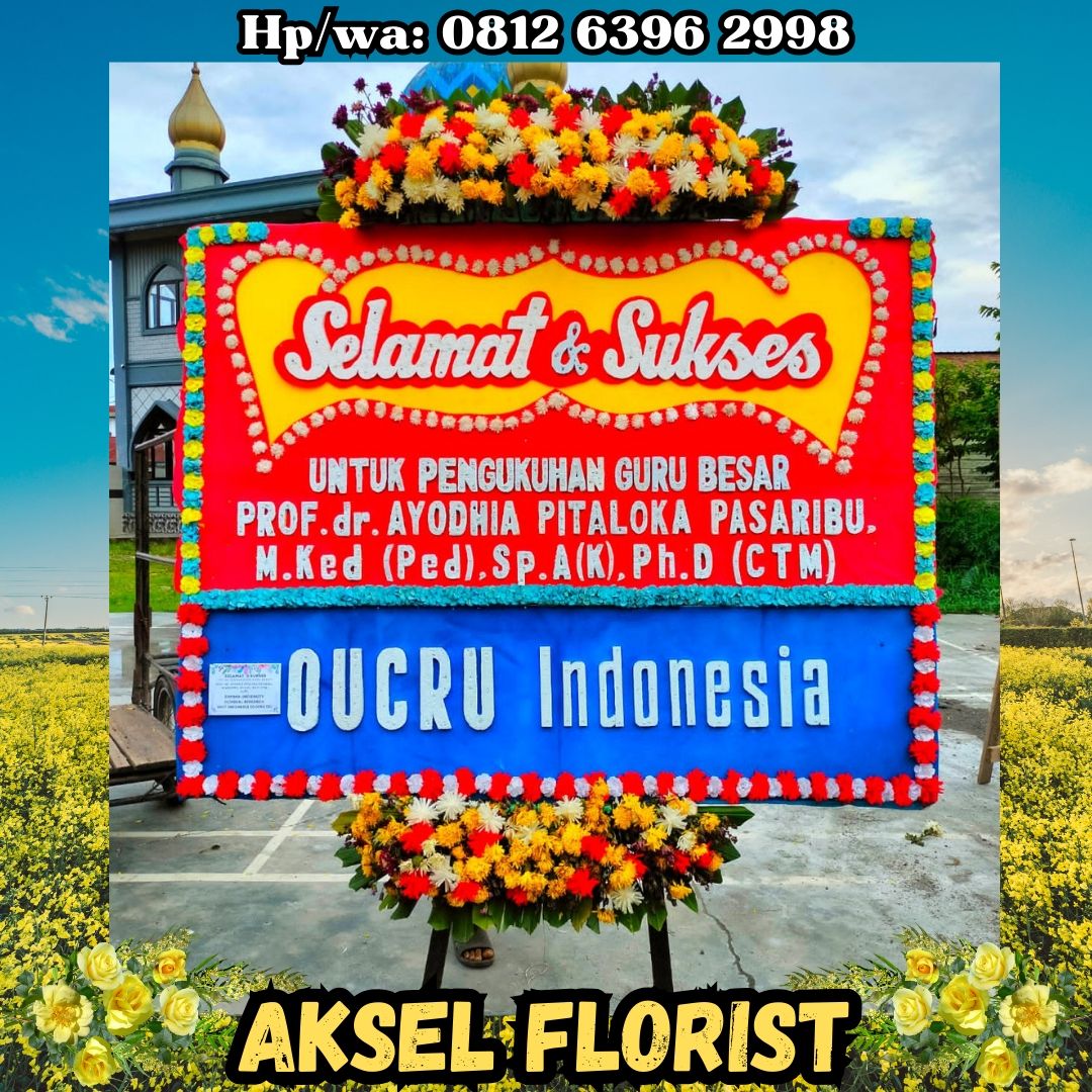 papan bunga wisuda parapat