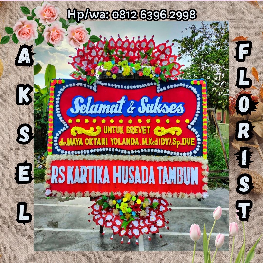 papan bunga wisuda samosir
