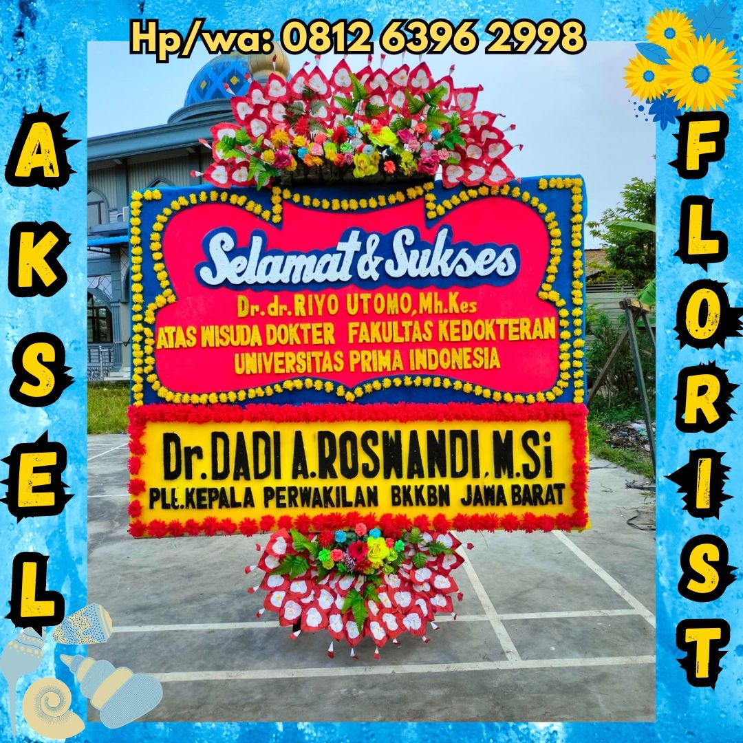 papan bunga wisuda simalungun