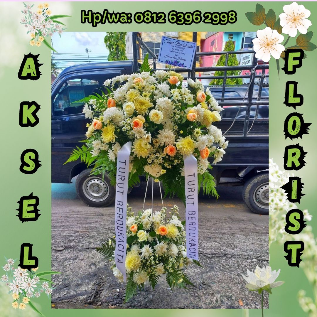 rangkaian bunga duka cita medan
