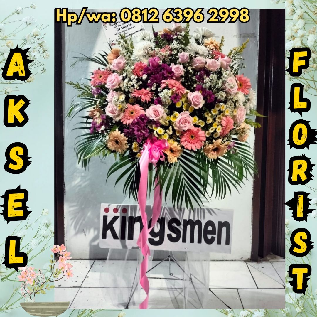 standing flower ulang tahun medan